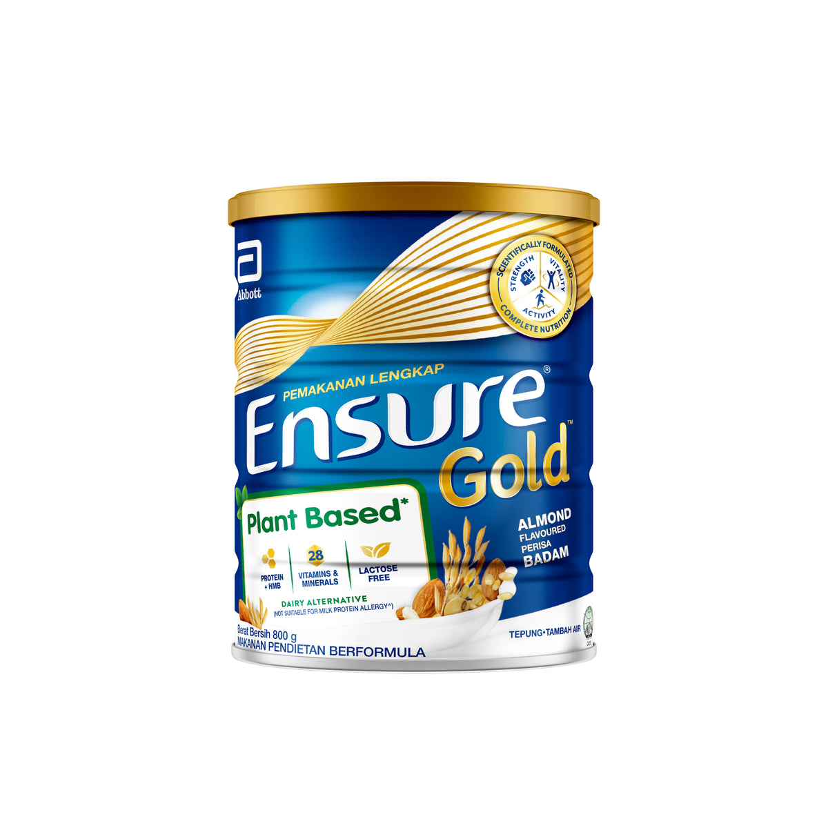 ENSURE GOLD PLANT BASE ALM 800G CAN MYS