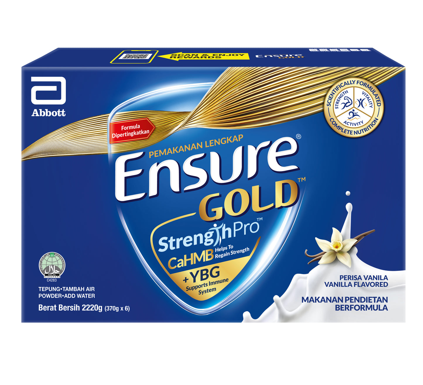 ENSURE GOLD VANILLA 2.22KG BIB