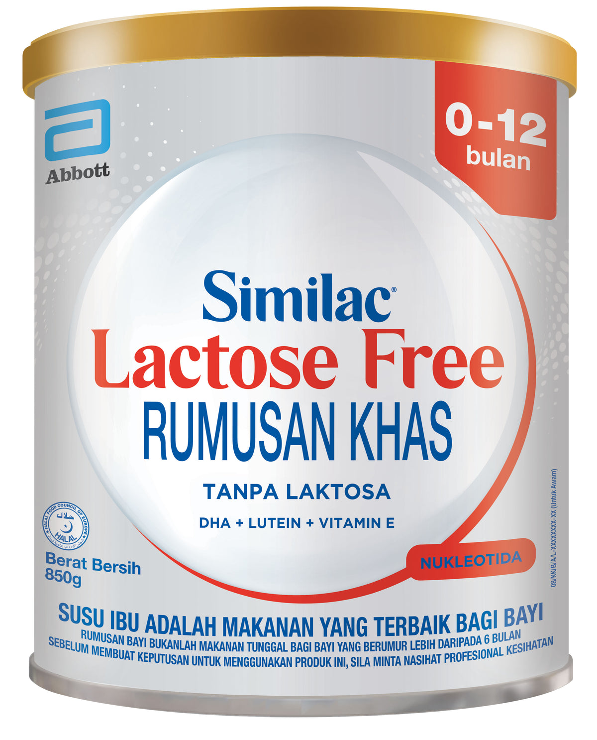 SIMILAC LACTOSE FREE 850G