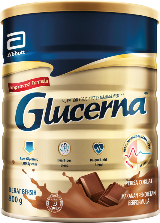 GLUCERNA CHOCO 800G CAN