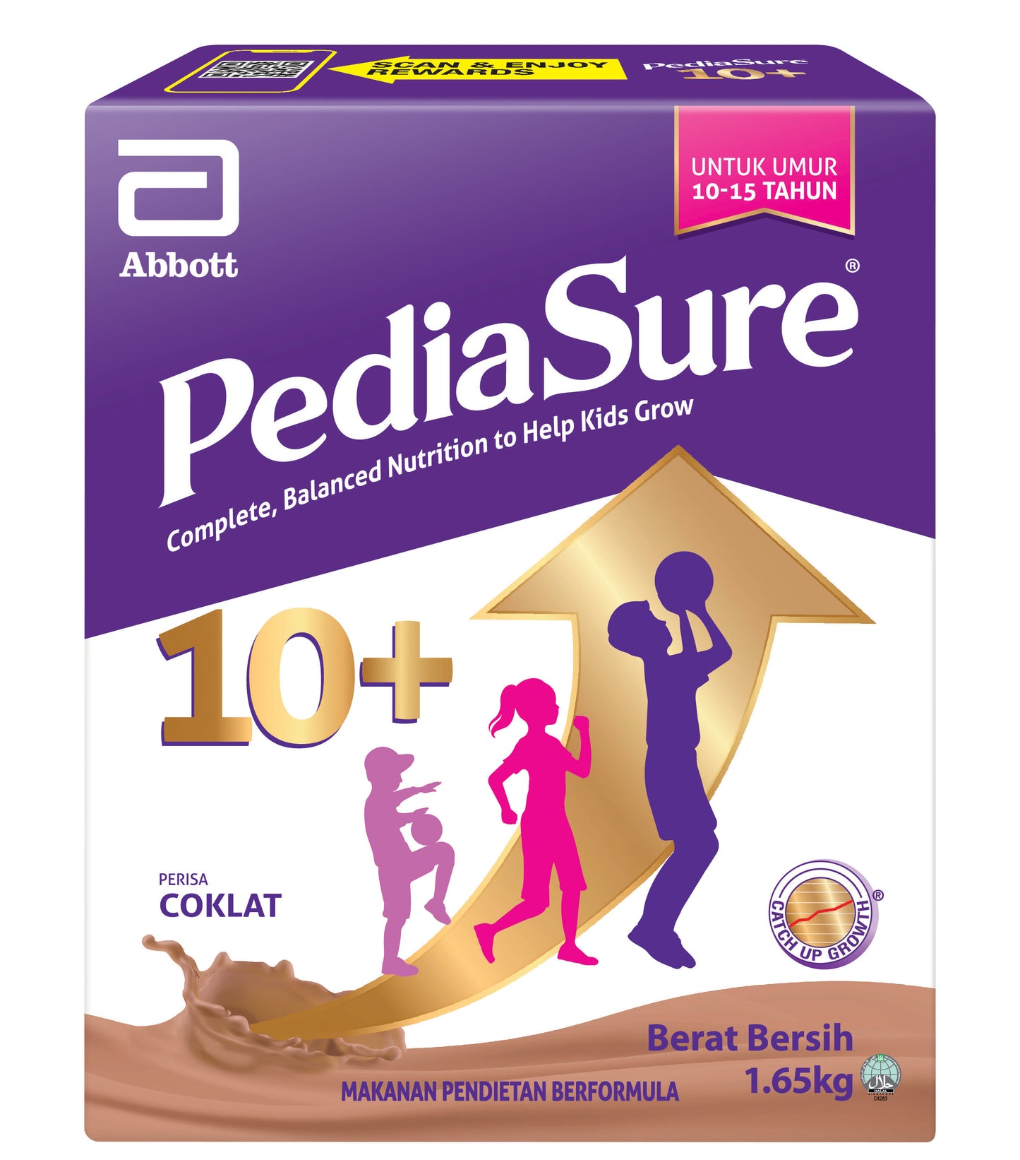 PEDIASURE 10+ CHO 1650G BIB