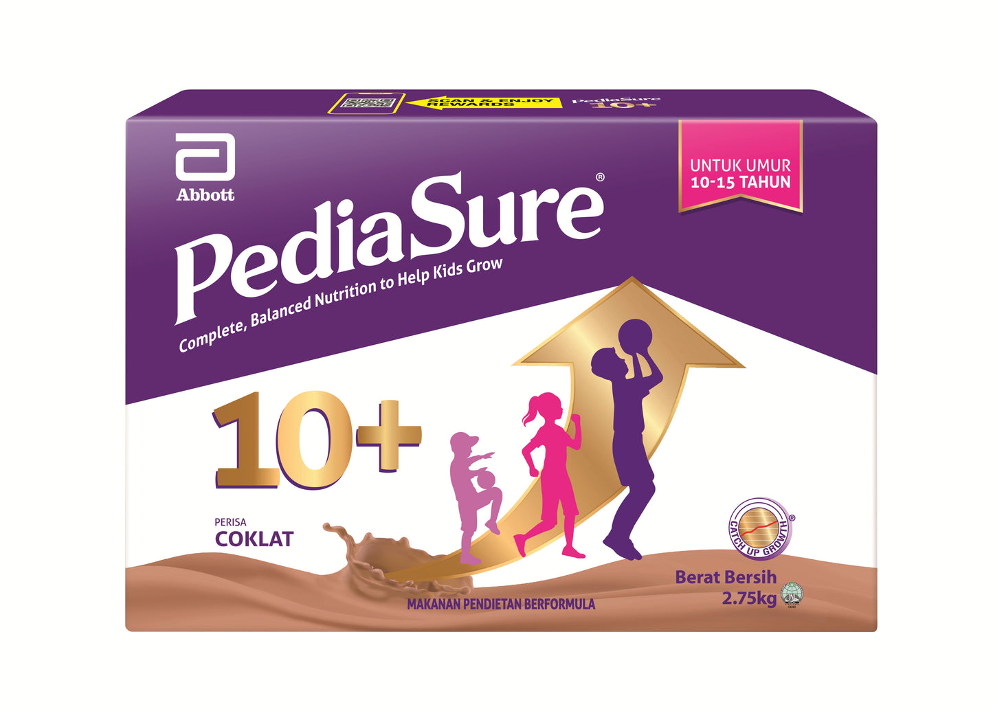 PEDIASURE 10+ CHO 2750G BIB