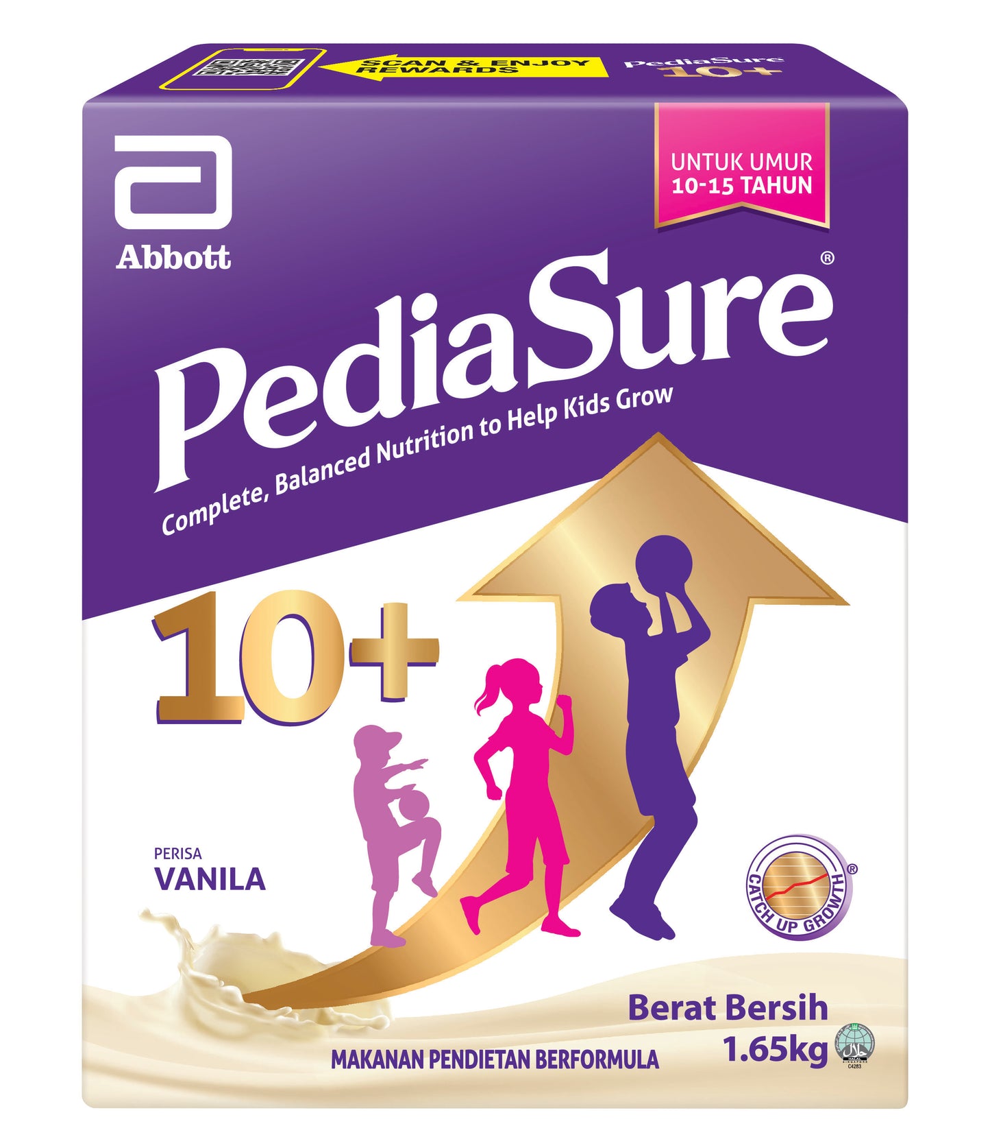 PEDIASURE 10+ VAN 1650G BIB