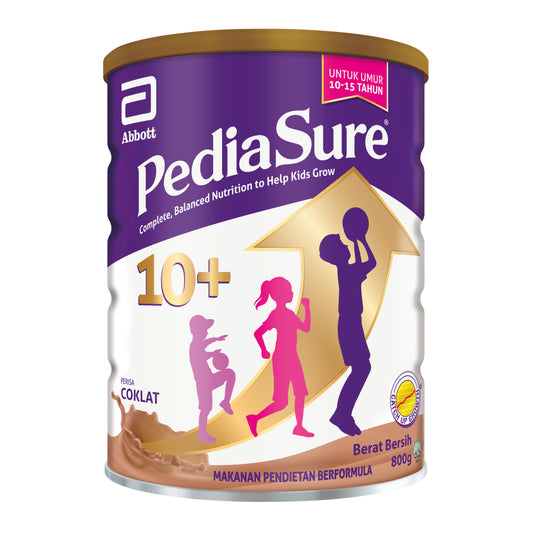 PEDIASURE 10+ CHOCO 800G CAN