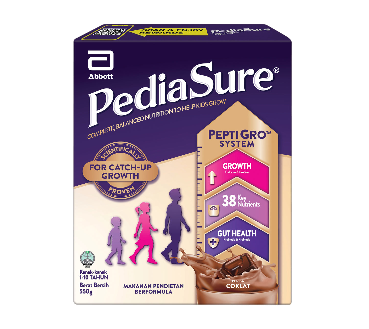 PDS PGRO CHOC BIB 550G