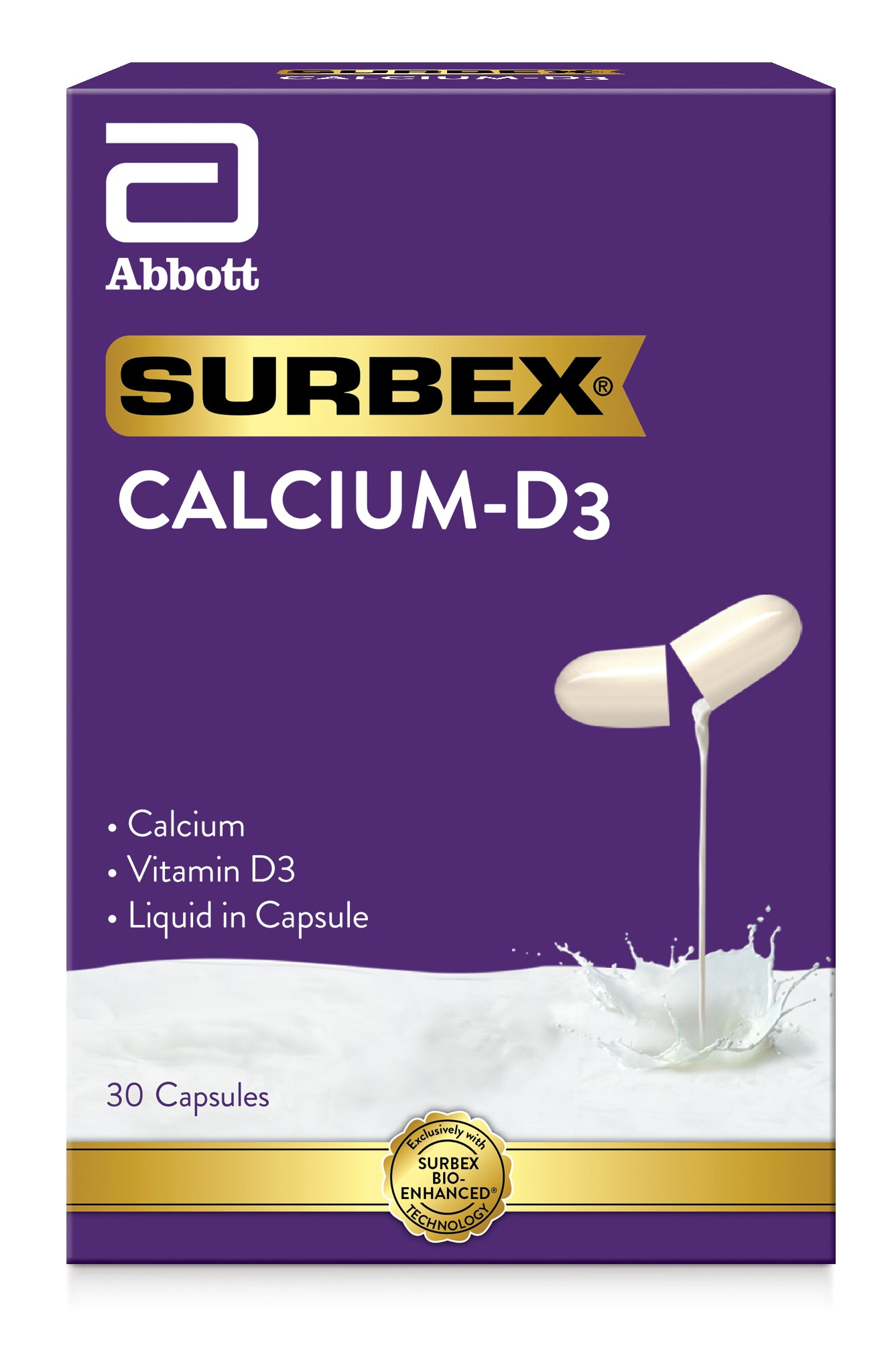 SURBEX CALCIUM-D3 350MG 3X10CAP