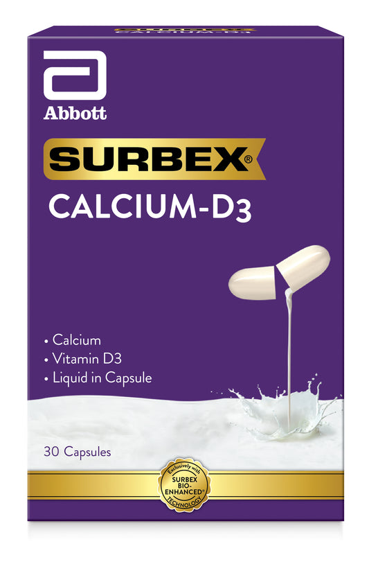 SURBEX CALCIUM-D3 350MG 3X10CAP