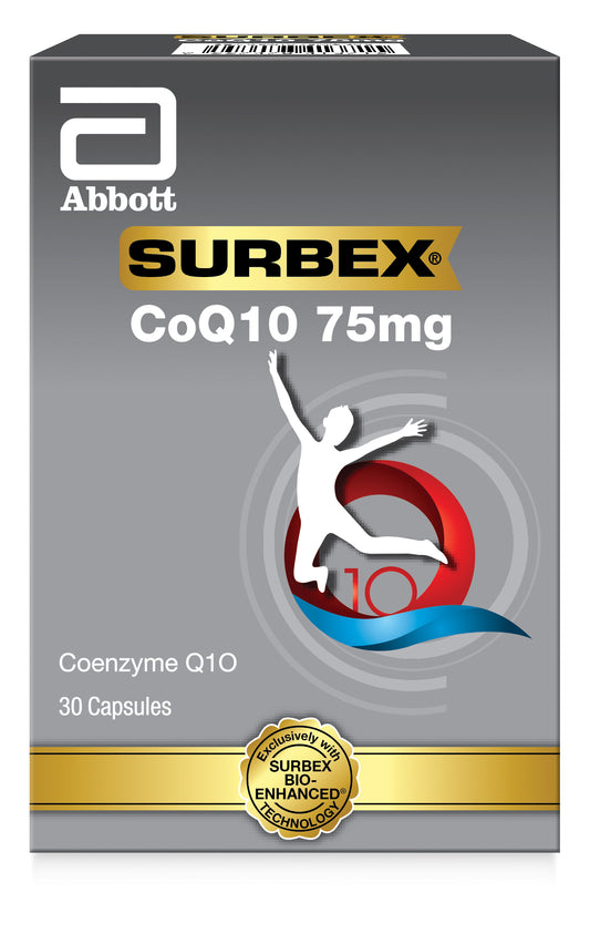 SURBEX COQ10 75MG 3X10CAP